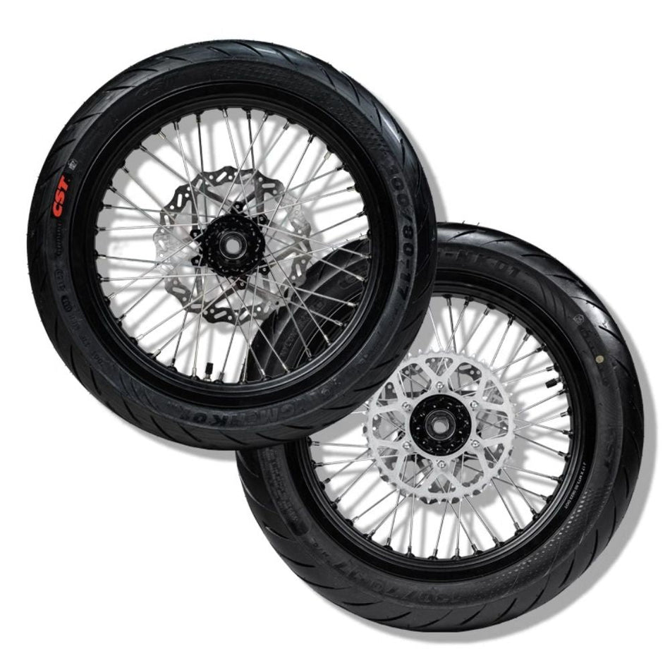 Surron Ultra Bee Supermoto Wheelset Kit (Slick Road Tires) - ProluxeTech